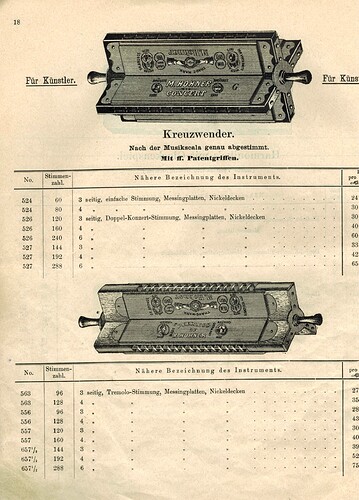 Hohner Catalogue 1893